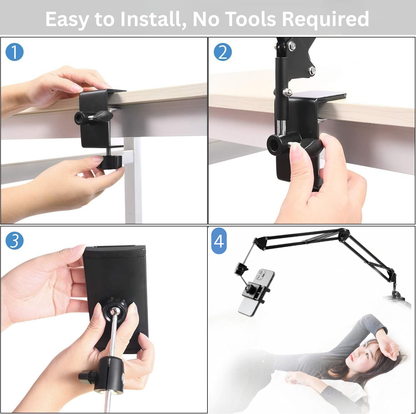 Bed Mount Rotating Device Stand